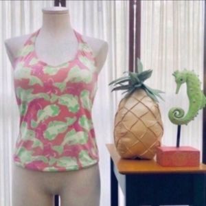 Lilly Pulitzer Fish Print Swim Tankini Top